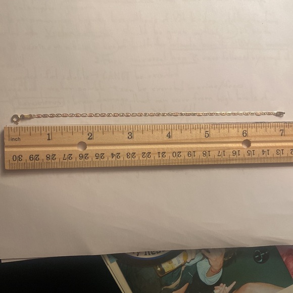 Gold, Rose Gold, and Silver Bracelet 10 KT PL - Picture 4 of 4